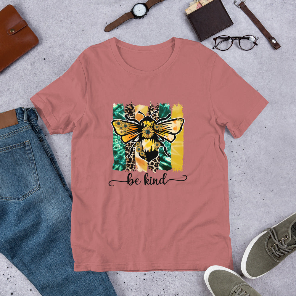 Be Kind Collection - Beeautiful Buzz Bee-Inspired - Short-Sleeve Unisex T-Shirt