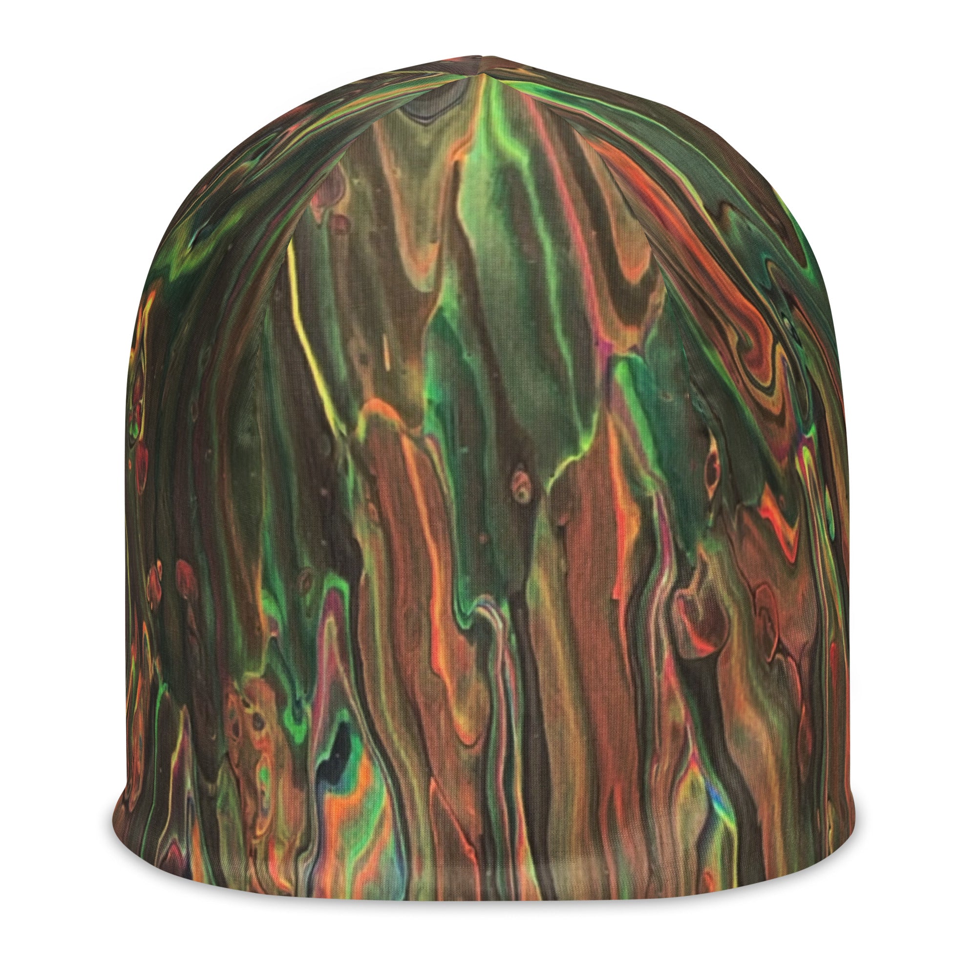 Forest All-Over Print Beanie - Original Art Design - New Take on Camouflage