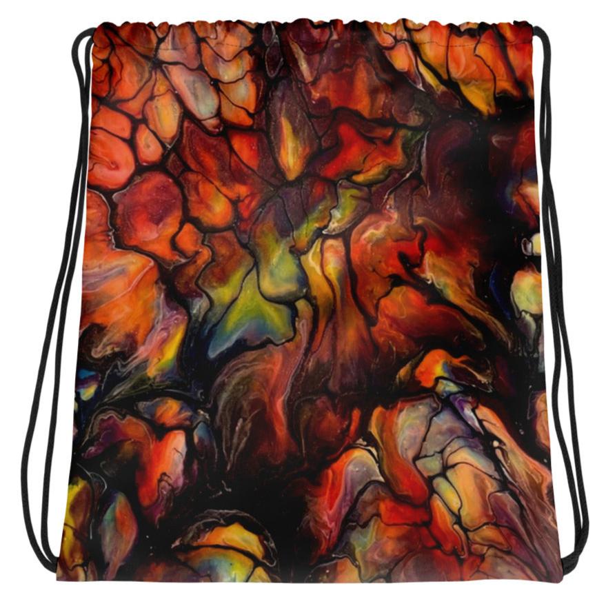 Autumnal Beauty Drawstring Bag - Original Art Design