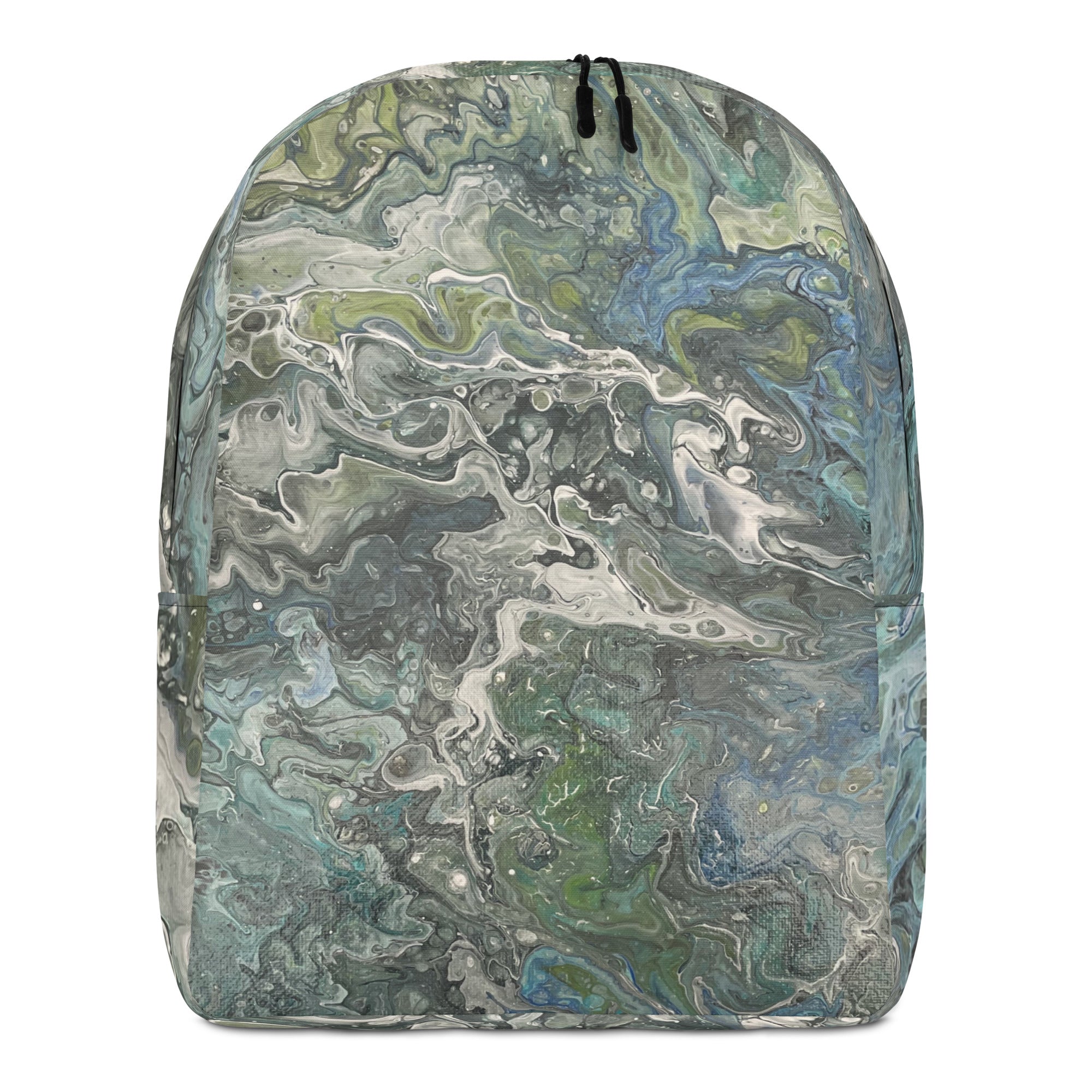 Serenity Minimalist Backpack - Original Art Design - Embrace Tranquility