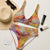 Summer Delight Original Artwork - Your Must-Have Recycled High-Waisted Bikini