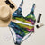 Jewels Original Art Design - Dive into the Depths of Style - Recycled High-Waisted Bikini