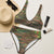 Forest Recycled High-Waisted Bikini - Original Art Design - New Take on Camouflage