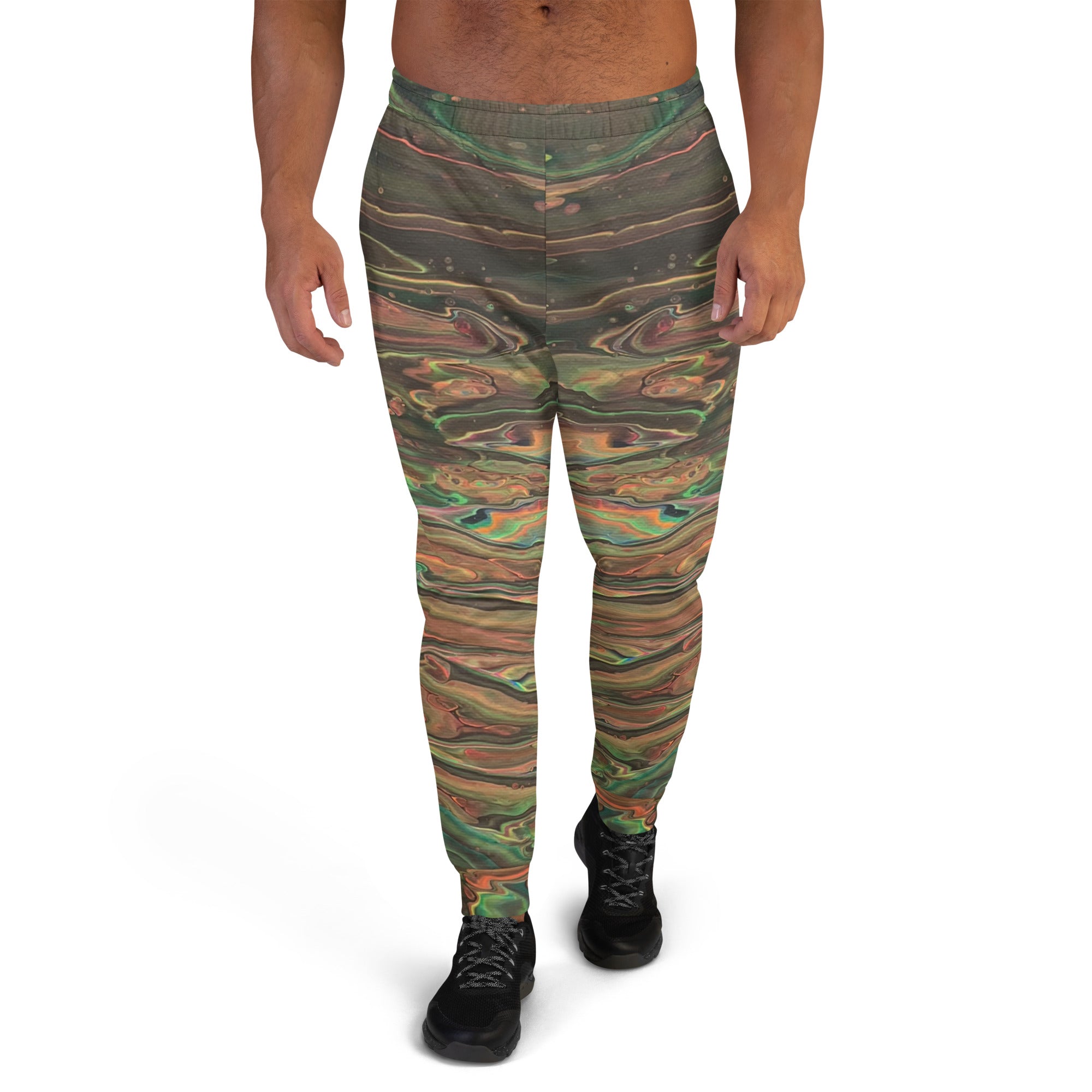 Forest Men's Joggers - Original Art Design - A New Take On Camouflage