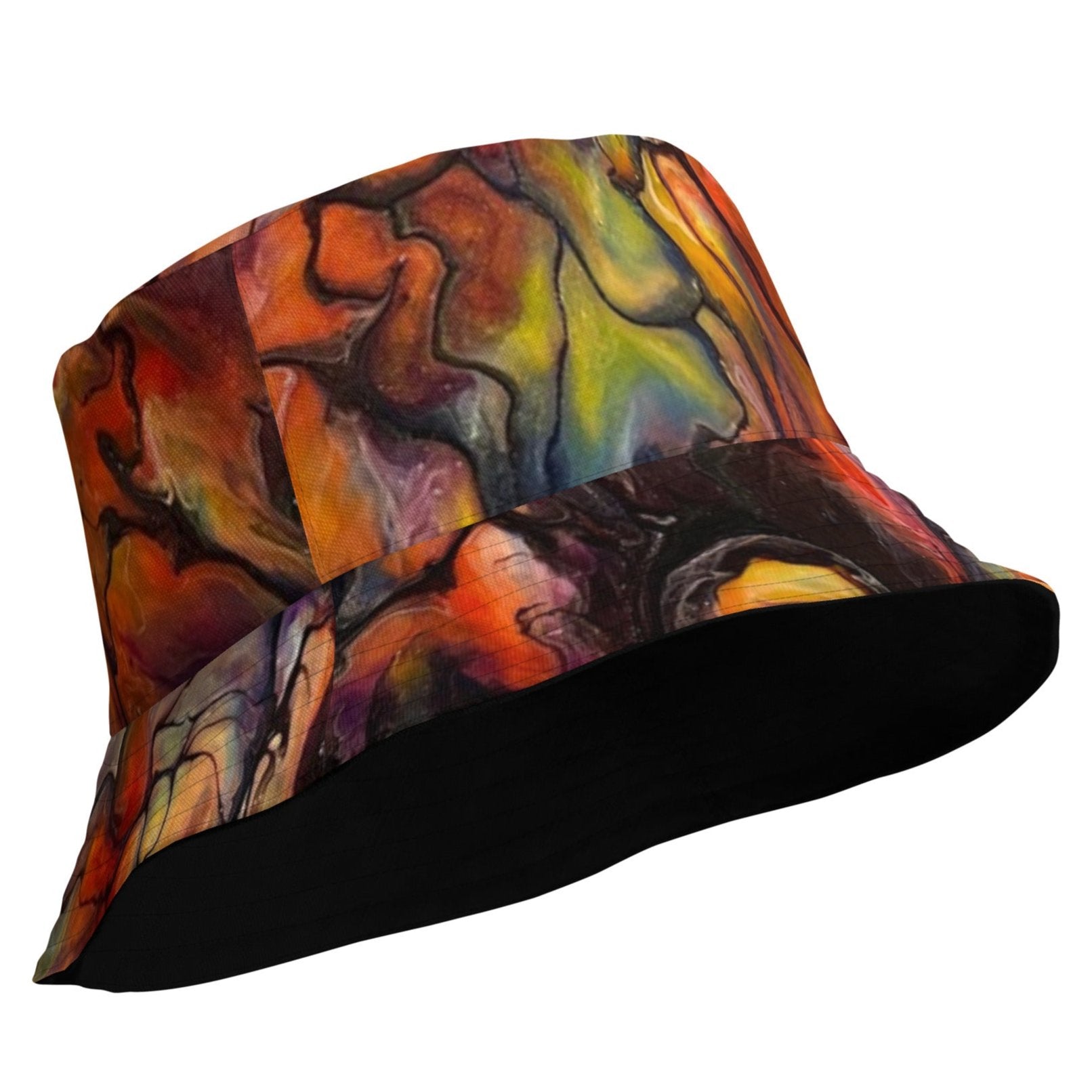 Autumnal Beauty Reversible Bucket Hat - Original Art Design