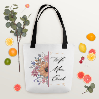 Wife.Mom.Coach - Tote Bag