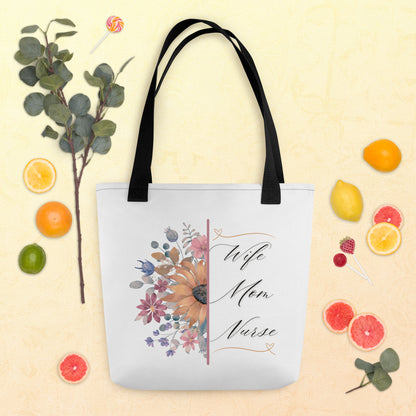 Wife.Mom.Nurse - Tote Bag