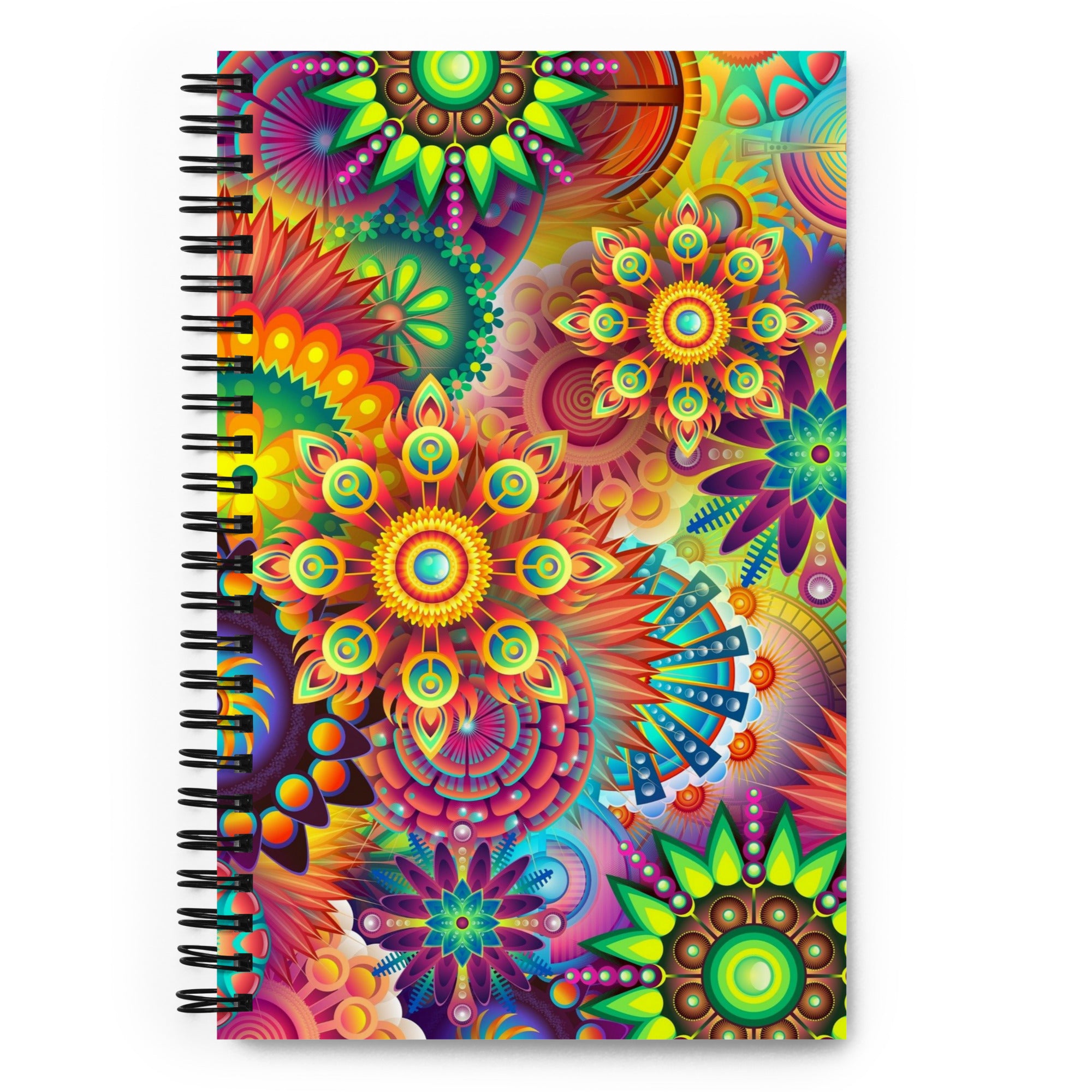 Jewel Toned Mandala Spiral Notebook