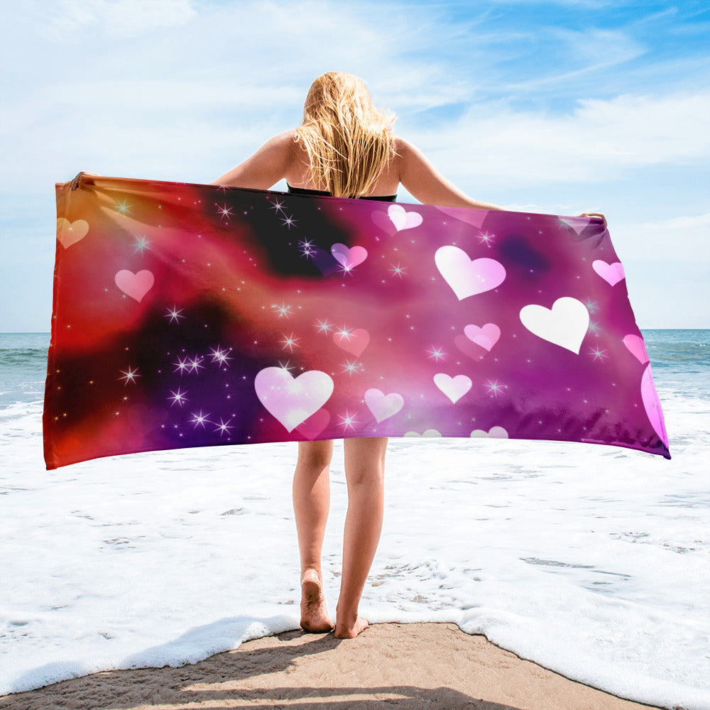 Fun in the Sun Collection - Hearts 13 - Beach Towel
