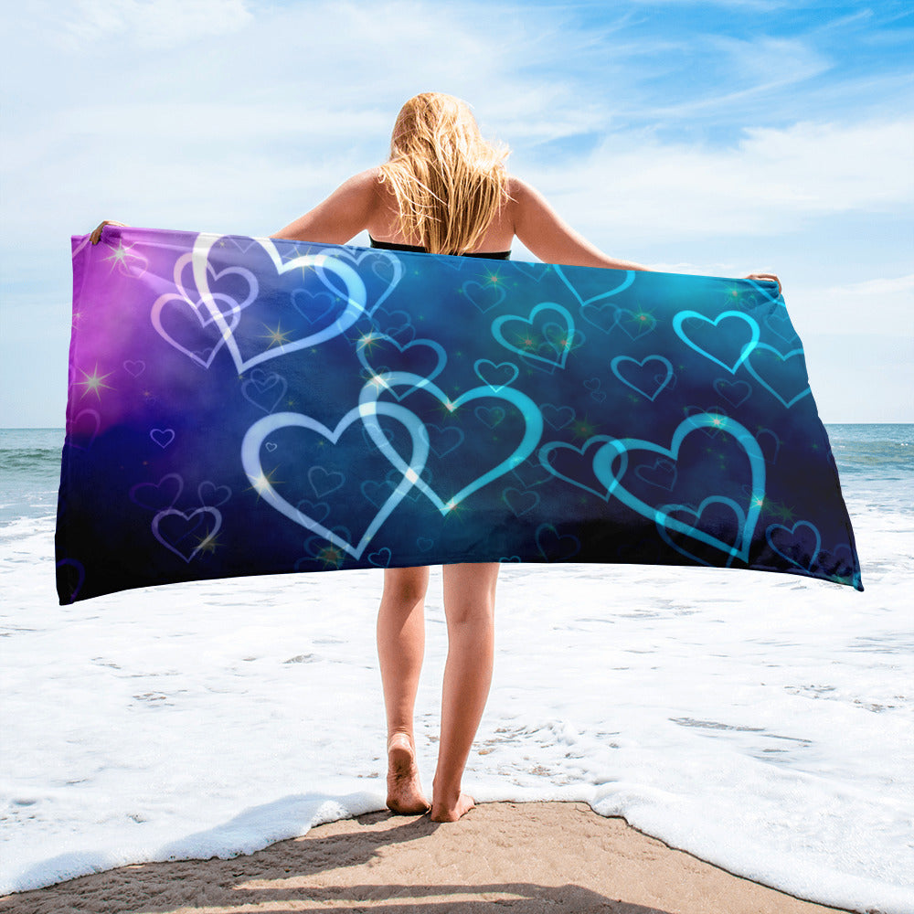 Fun in the Sun Collection - Hearts 07 - Beach Towel