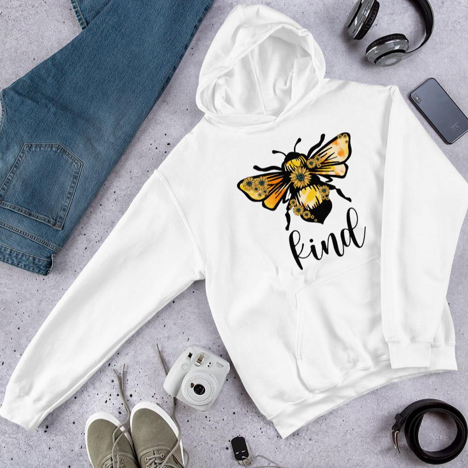 Be Kind Collection - Buzzing with Kindness for Brighter Days - Unisex Hoodie