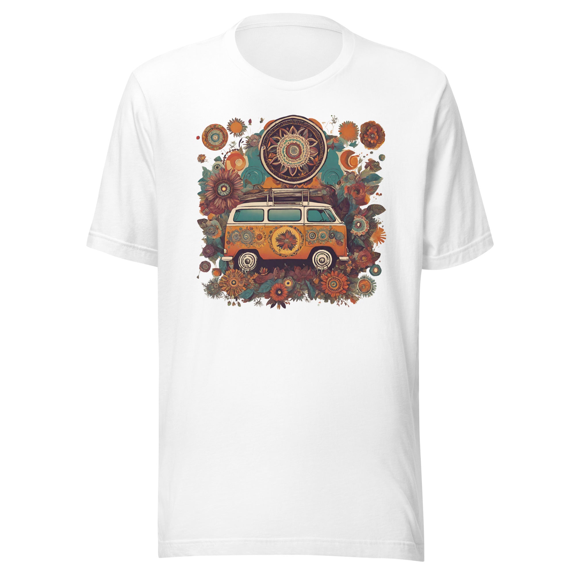 Hitch a Ride on the Magic Bus of Love - Unisex T-Shirt