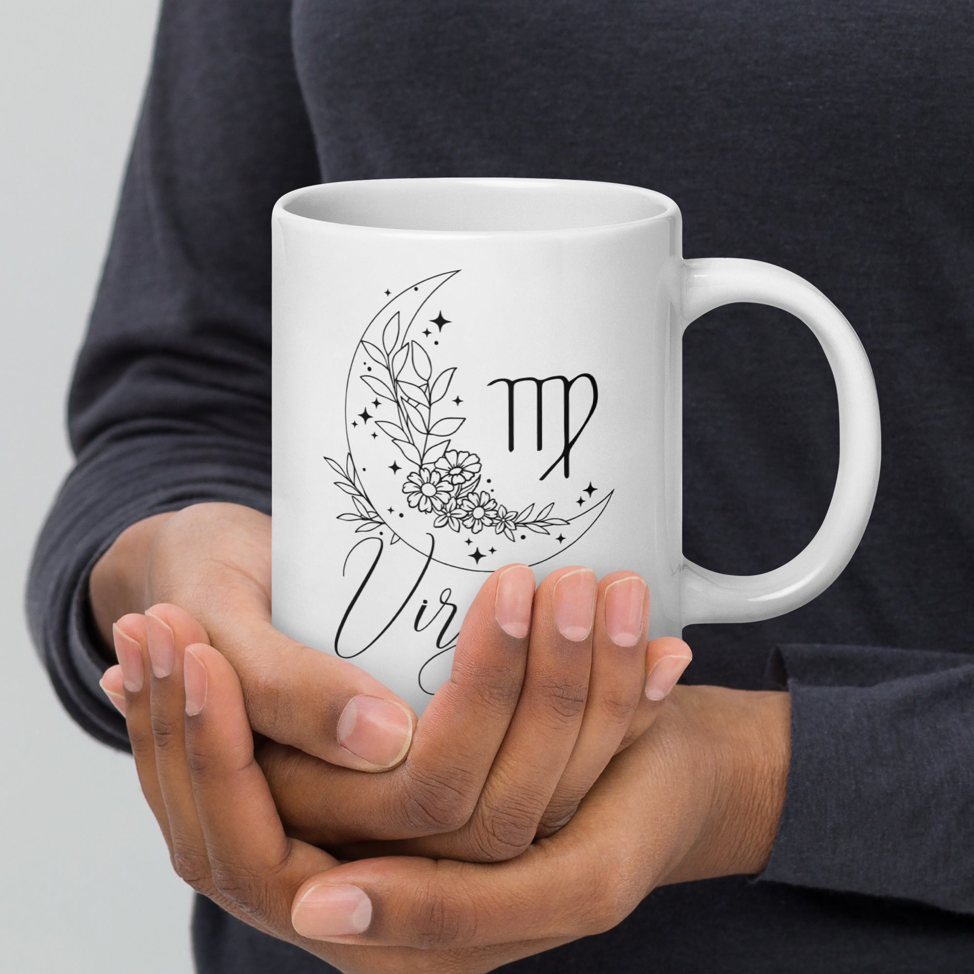 Zodiac Collection - Virgo - White glossy mug