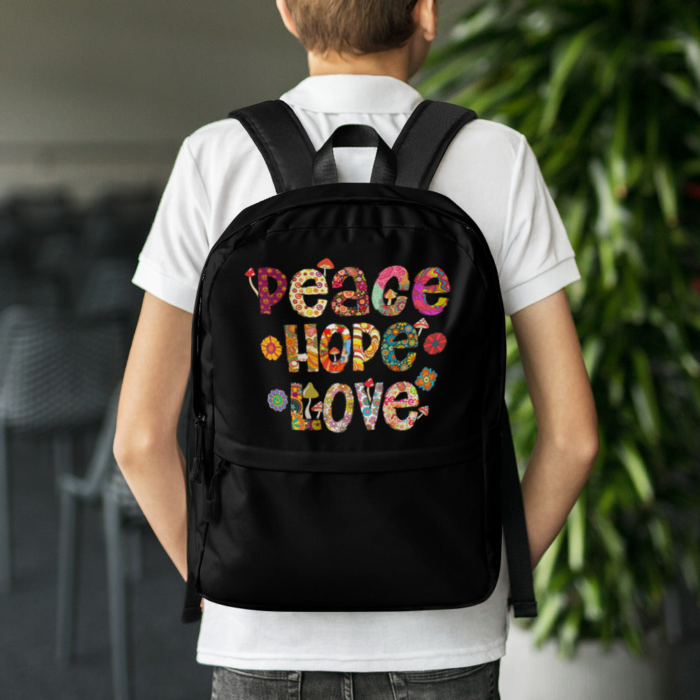Peace Hope Love - Backpack
