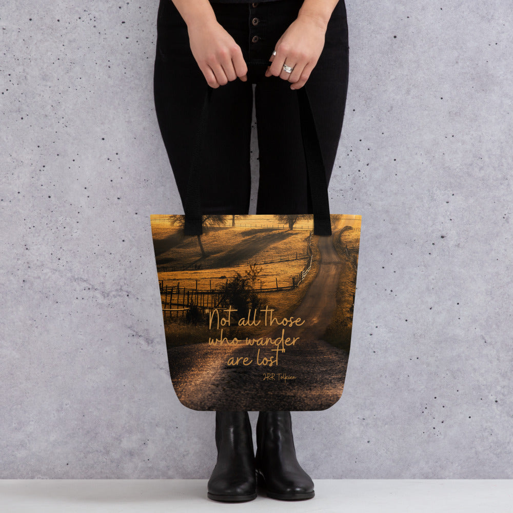 Not All Those Who Wander Are Lost (JRR Tolkien) - Tote bag