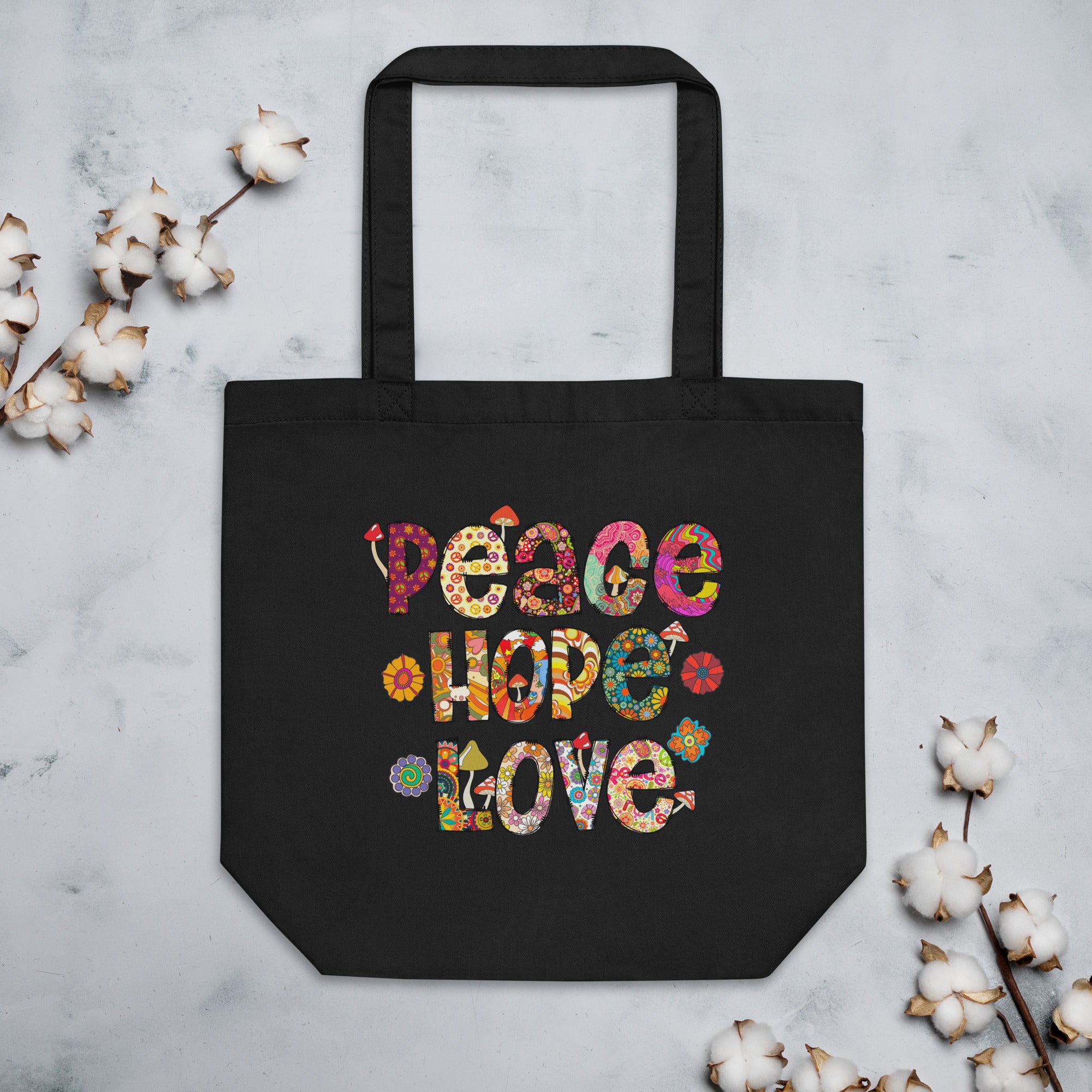 Peace Hope Love - Eco Tote Bag