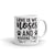 Hippie Soul Shop 11oz Love is Wet Noses and Wagging Tails - White Glossy Mug