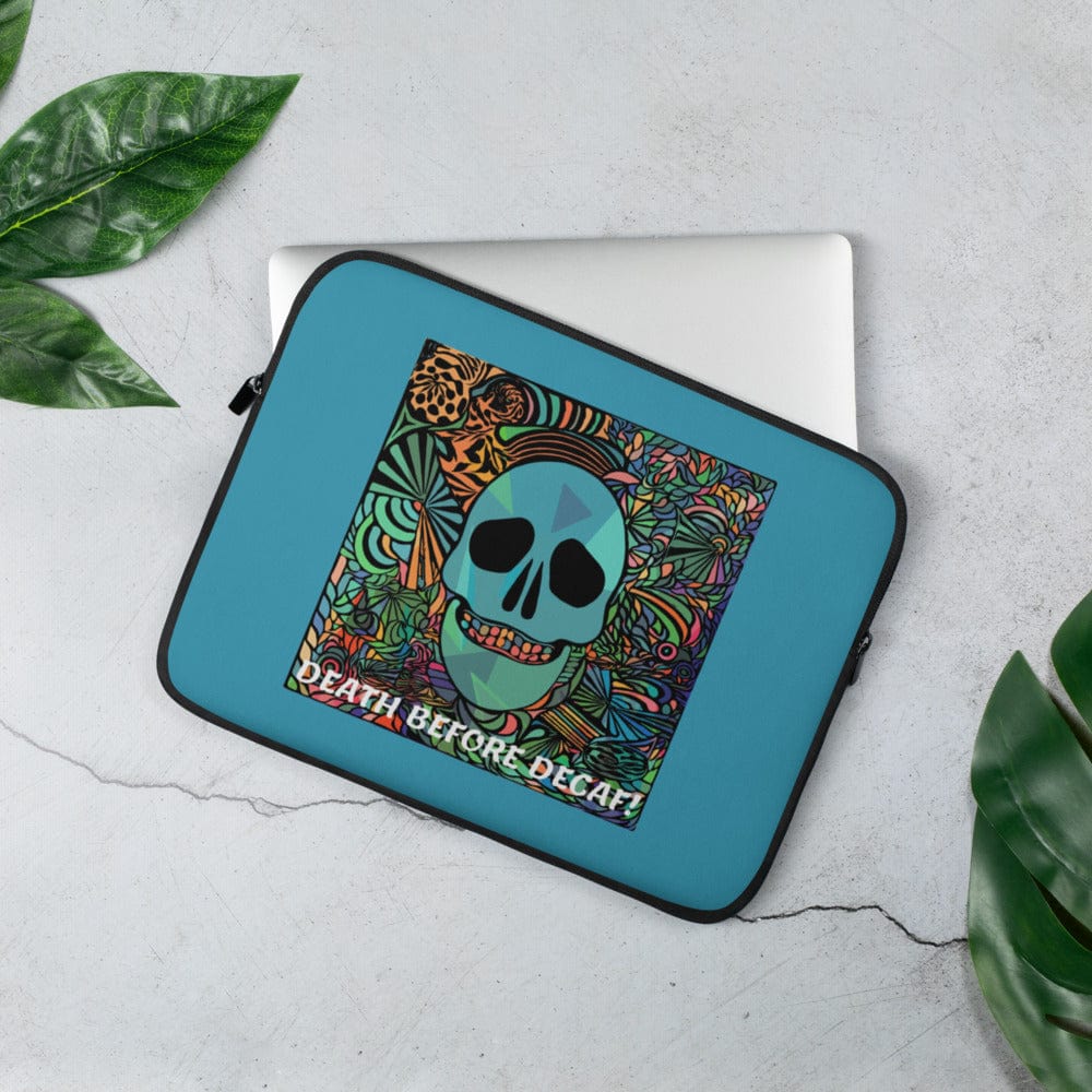 Hippie Soul Shop 13″ Death Before Decaf! - Laptop Sleeve