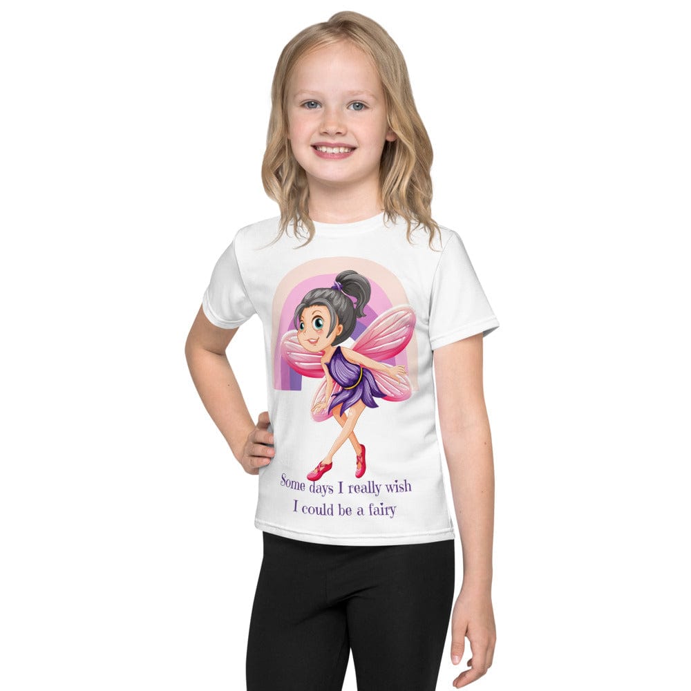 Hippie Soul Shop 2T Some days I really wish I could be a fairy - Kids' Crew Neck T-shirt