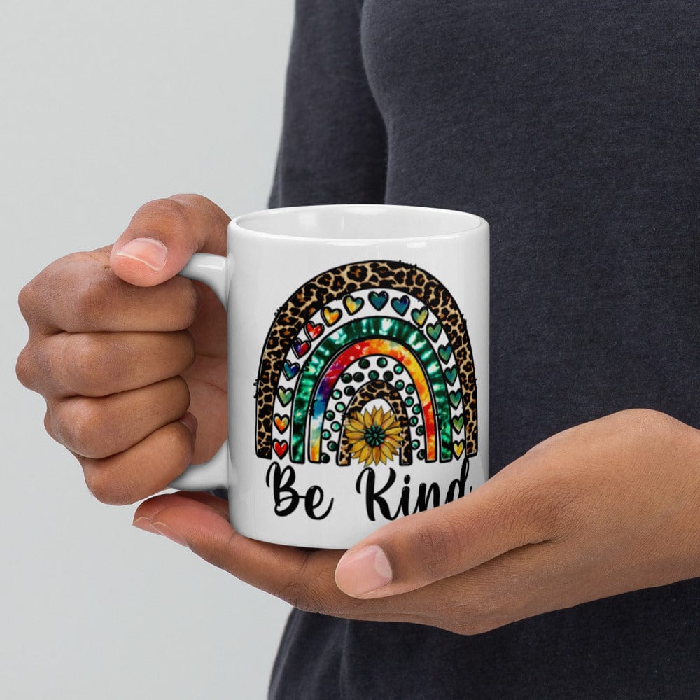 Hippie Soul Shop Be Kind - Beautiful image for this important message - White Glossy Mug