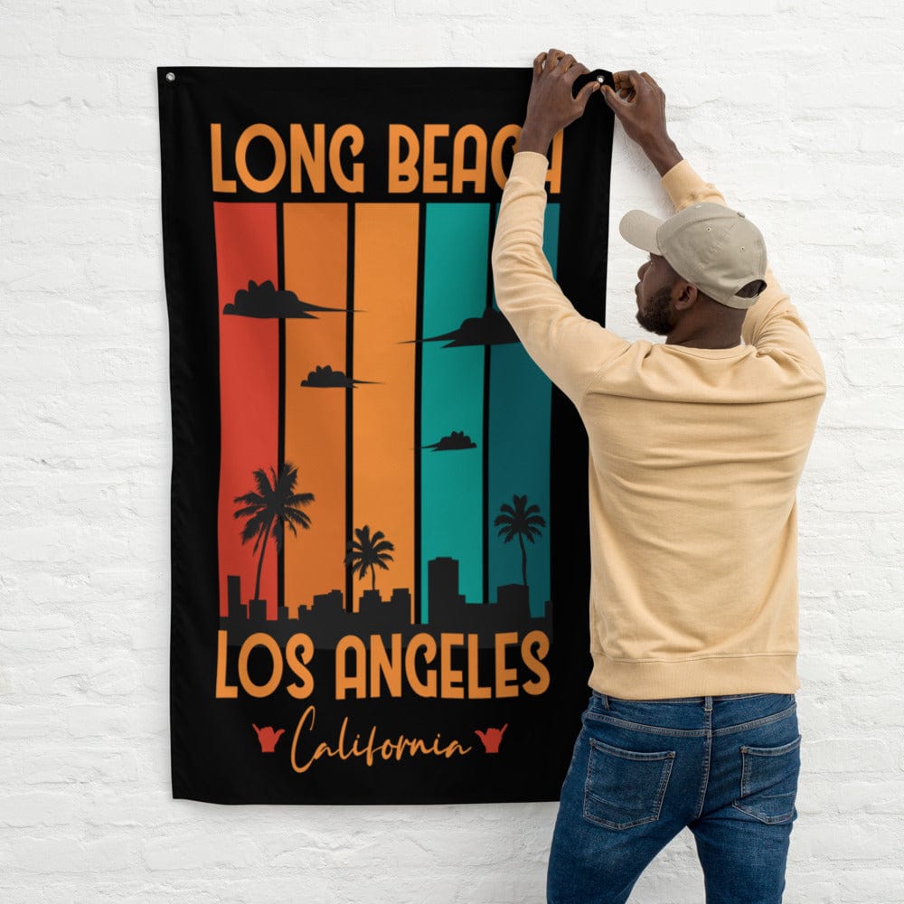 Hippie Soul Shop Beaches - Long Beach - Flag