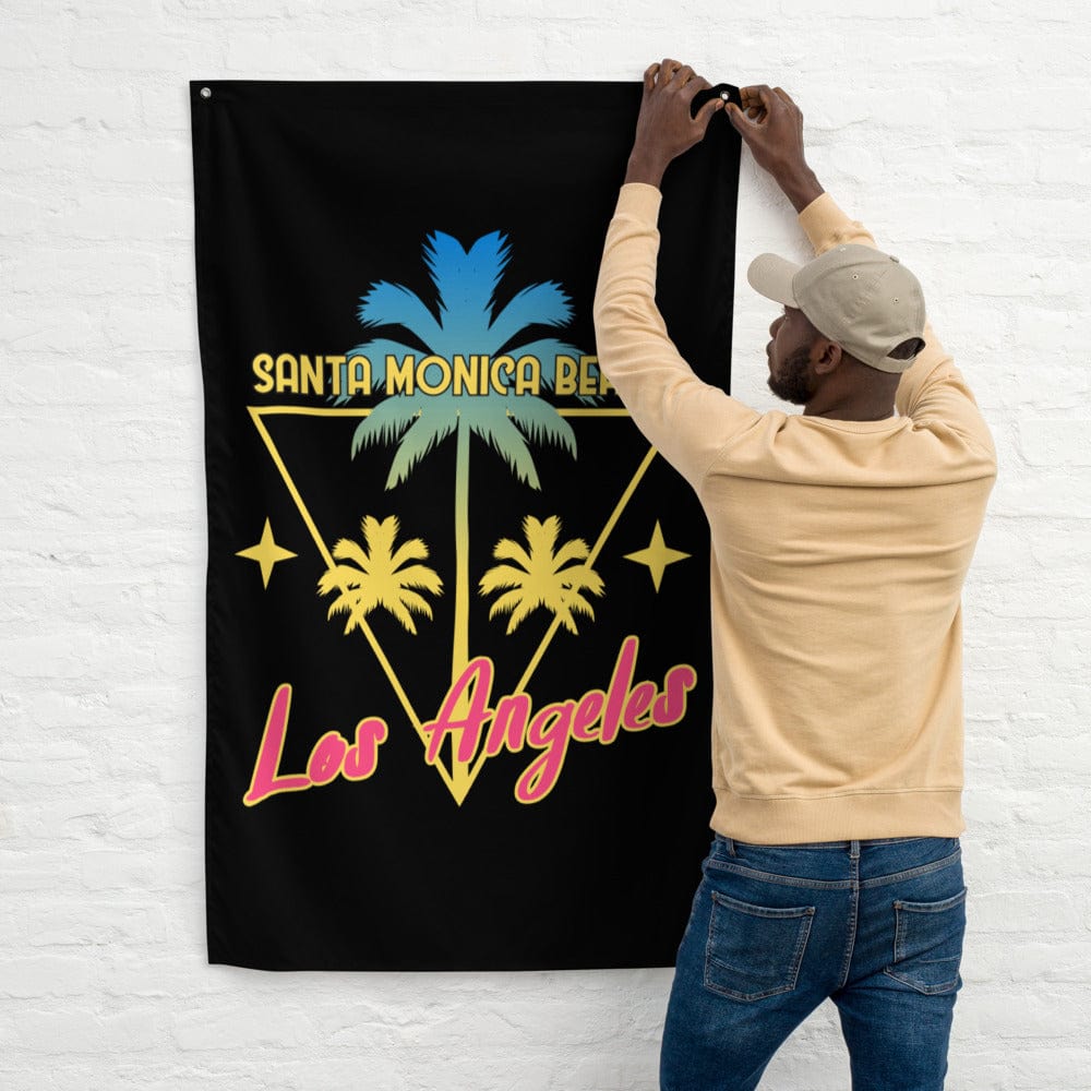 Hippie Soul Shop Beaches - Santa Monica Beach - Flag