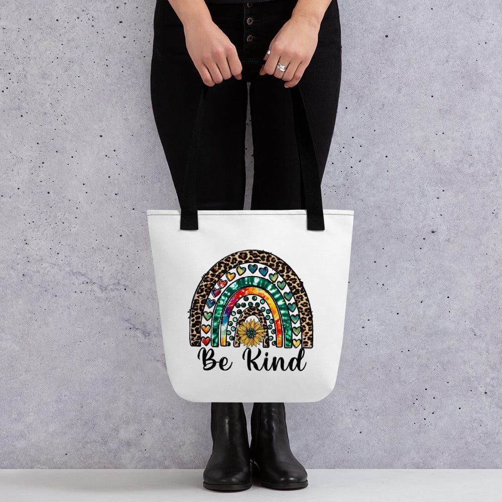 Hippie Soul Shop Black Be Kind - Beautiful image for this important message - Tote Bag