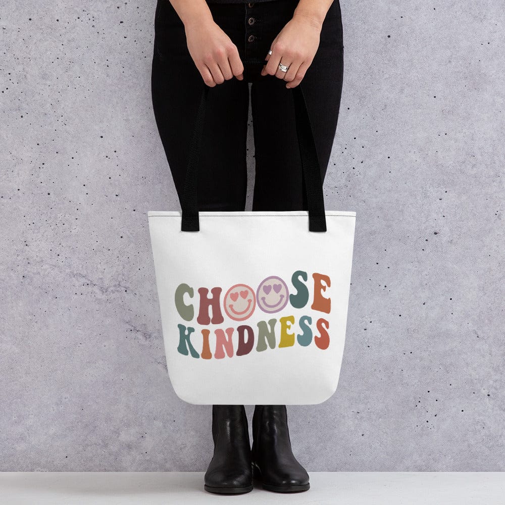Hippie Soul Shop Black Be Kind - Choose kindness - Tote Bag