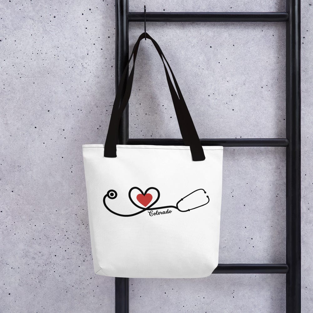 Hippie Soul Shop Black Health Care - Colorado -Tote Bag