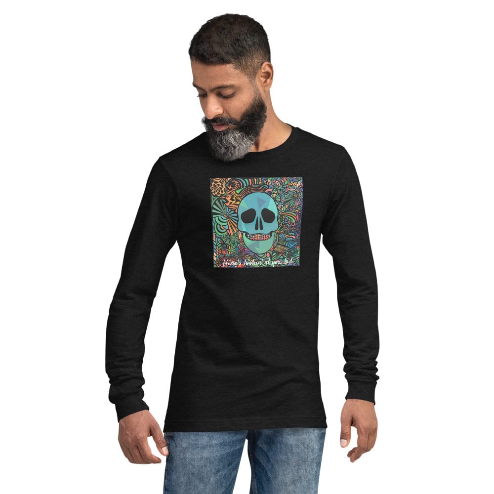 Hippie Soul Shop Black Heather / XS Here's lookin' at you, kid - Unisex Long Sleeved T-shirt