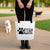 Hippie Soul Shop Black Stay Pawsitive - Fun design for a positive message - Tote Bag
