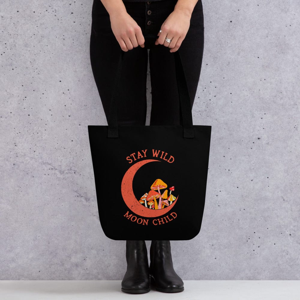 Hippie Soul Shop Black Stay Wild Moon Child 2 - Tote Bag