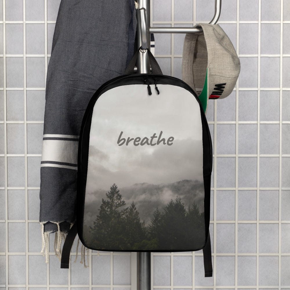 Hippie Soul Shop Breathe - A beautiful image and meaningful message - Minimalist Backpack