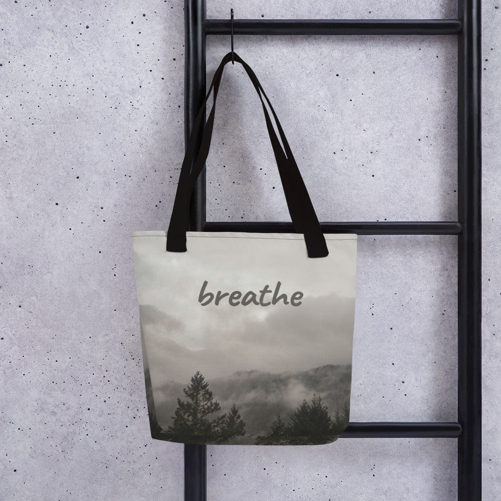 Hippie Soul Shop Breathe - A beautiful image and meaningful message - Tote bag