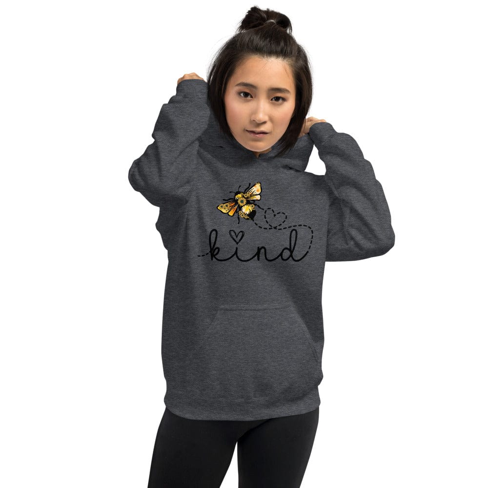 Hippie Soul Shop Dark Heather / S Be Kind - Adorable image for this important message - Unisex Hoodie