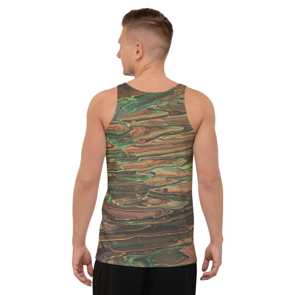 Hippie Soul Shop Forest Floor original art - Unisex Tank Top