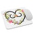 Hippie Soul Shop Hearts and Flowers 1 - Such a pretty combination - Mouse Pad