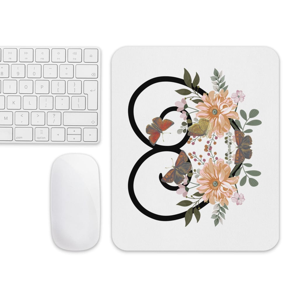 Hippie Soul Shop Hearts and Flowers 2 - With butterflies - Mouse Pad
