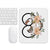Hippie Soul Shop Hearts and Flowers 2 - With butterflies - Mouse Pad