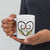 Hippie Soul Shop Hearts and Flowers 4 - With love birds - White Glossy Mug