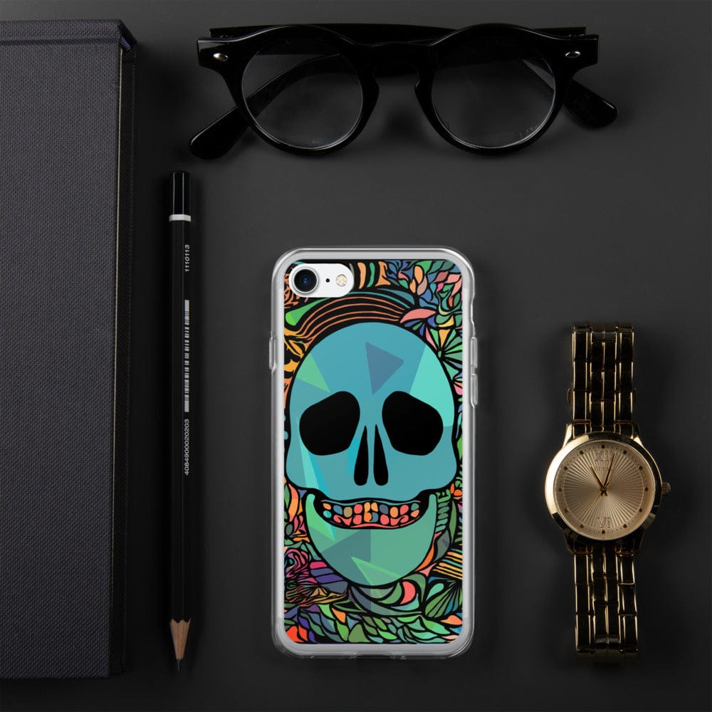 Hippie Soul Shop iPhone 7/8 Psychedelic Skull - Fun image to make you smile - iPhone Case