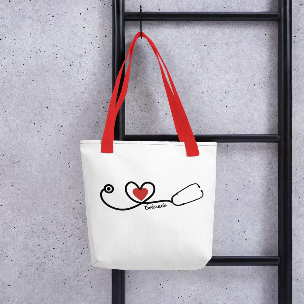 Hippie Soul Shop Red Health Care - Colorado -Tote Bag