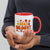 Hippie Soul Shop Red Stay Groovy - Colorful fun design - Mug with Color Inside