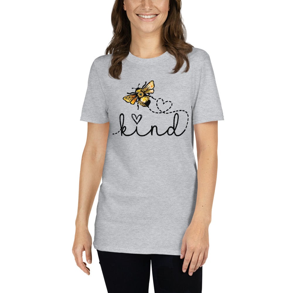 Hippie Soul Shop Sport Grey / S Be Kind - Adorable image for this important message - Short-Sleeve Unisex T-Shirt
