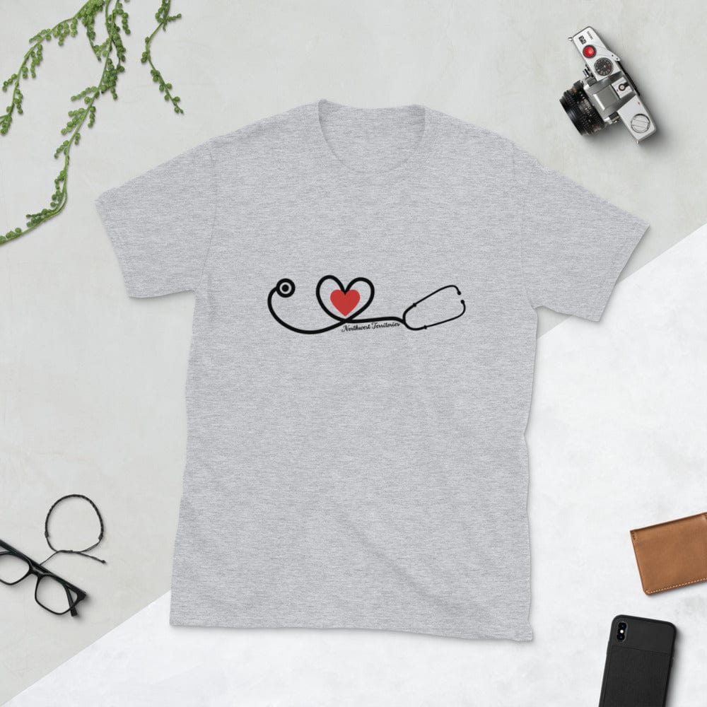 Hippie Soul Shop Sport Grey / S Health Care - Northwest Territories - Short-Sleeve Unisex T-Shirt