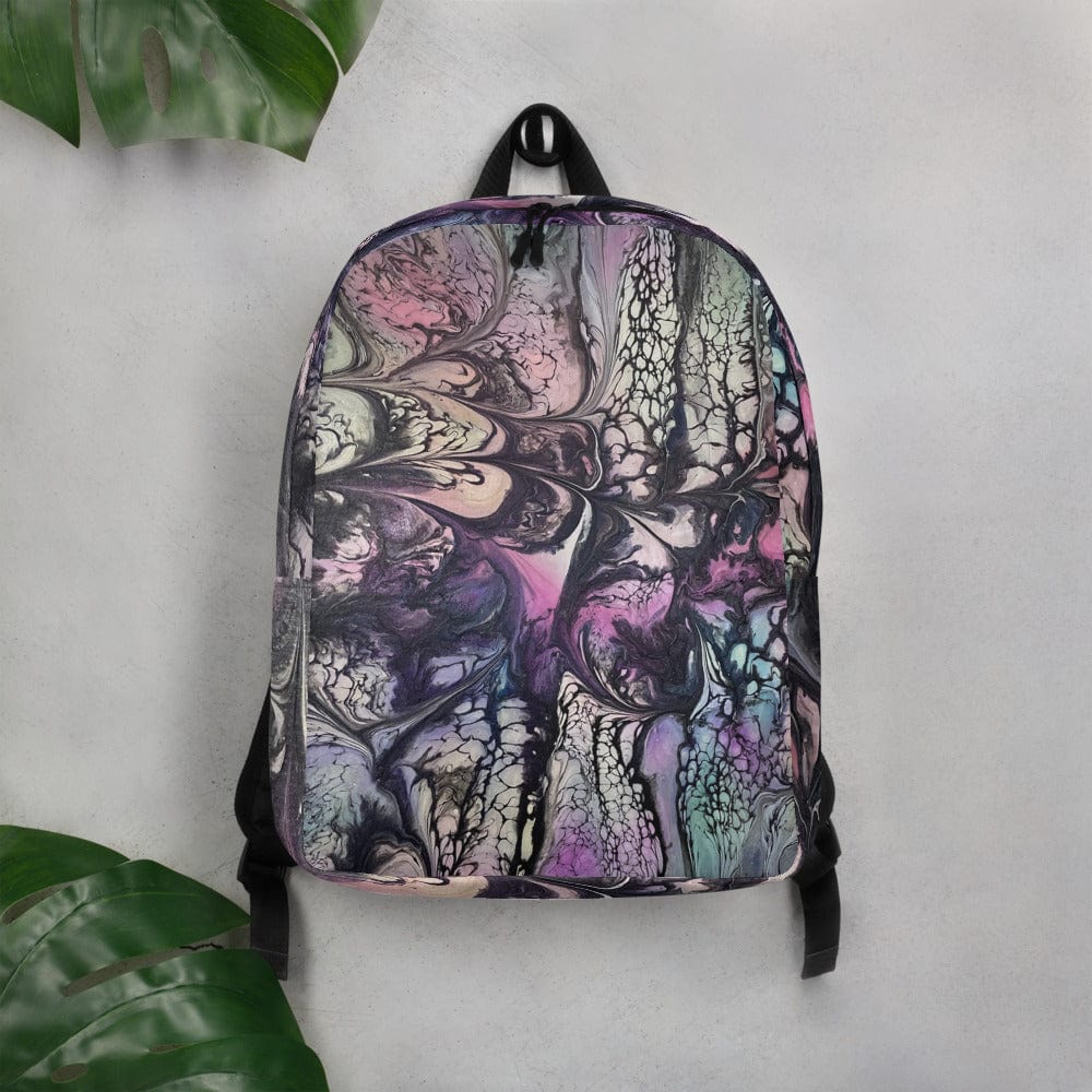 Hippie Soul Shop Stained Glass original art - Minimalist Backpack