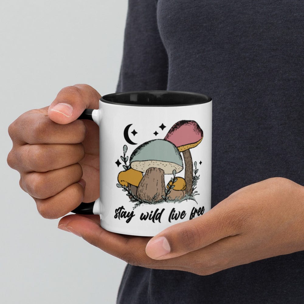 Hippie Soul Shop Stay Wild Live Free - Mug with Color Inside