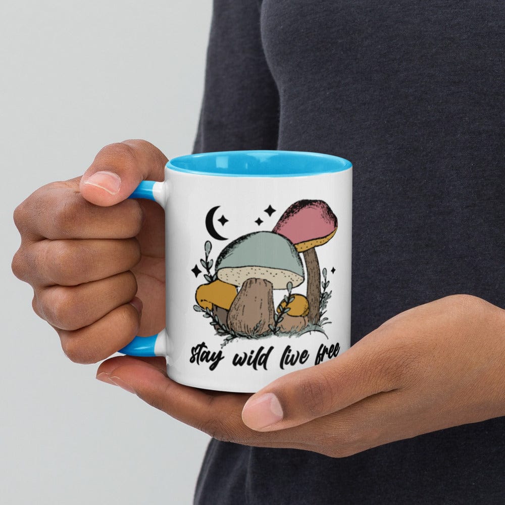 Hippie Soul Shop Stay Wild Live Free - Mug with Color Inside