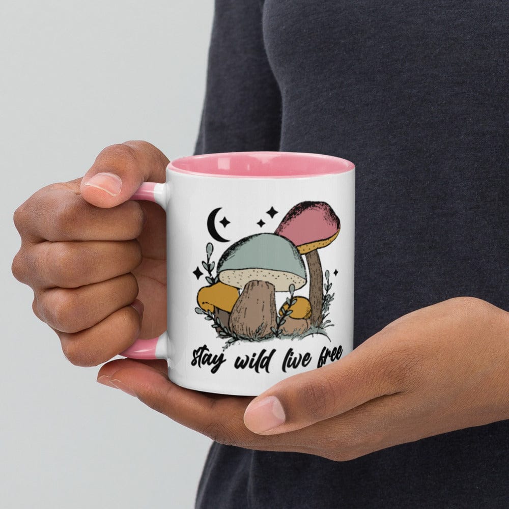Hippie Soul Shop Stay Wild Live Free - Mug with Color Inside