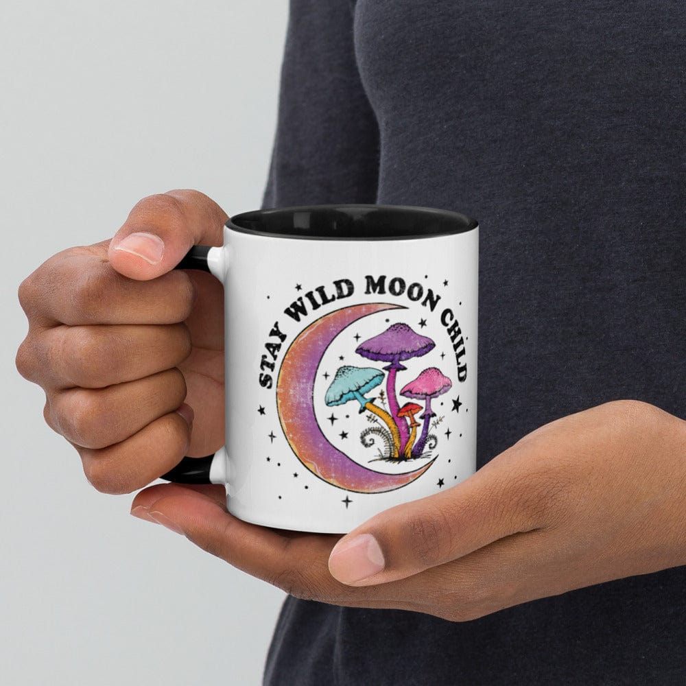 Hippie Soul Shop Stay Wild Moon Child - Pretty fun design - Mug with Color Inside